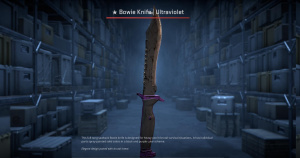 ★ Bowie Knife | Ultraviolet (Battle-Scarred) Screenshot