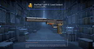 StatTrak™ USP-S | Lead Conduit (Minimal Wear) Screenshot