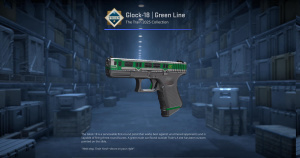 Glock-18 | Green Line (Factory New) Screenshot