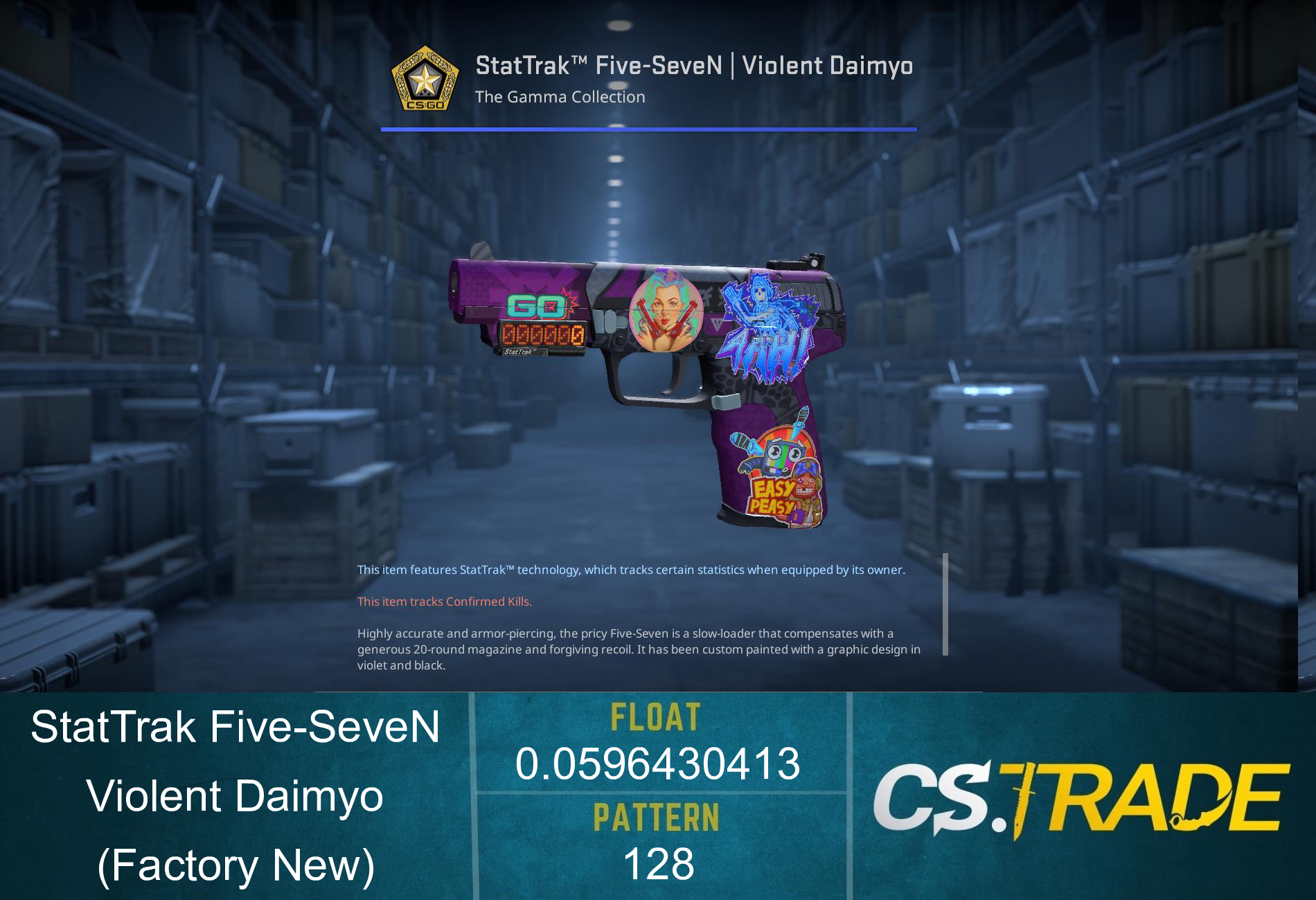 Five-SeveN | Violent Daimyo (Factory New) Screenshot