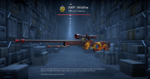 AWP | Wildfire (Well-Worn) Screenshot