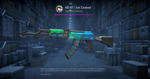 AK-47 | Ice Coaled (Minimal Wear) Screenshot