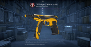 CZ75-Auto | Yellow Jacket (Field-Tested) Screenshot
