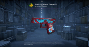 Glock-18 | Water Elemental (Minimal Wear) Screenshot