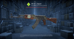 AK-47 | Jaguar (Battle-Scarred) Screenshot