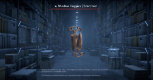 ★ Shadow Daggers | Scorched (Field-Tested) Screenshot