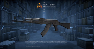 AK-47 | Slate (Well-Worn) Screenshot
