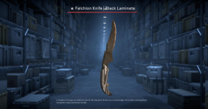 ★ Falchion Knife | Black Laminate (Battle-Scarred) Screenshot