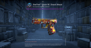StatTrak™ Glock-18 | Snack Attack (Battle-Scarred) Screenshot