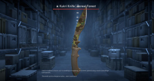 ★ Kukri Knife | Boreal Forest (Field-Tested) Screenshot