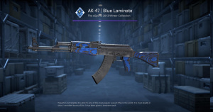 AK-47 | Blue Laminate (Factory New) Screenshot