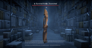 ★ Survival Knife | Scorched (Field-Tested) Screenshot