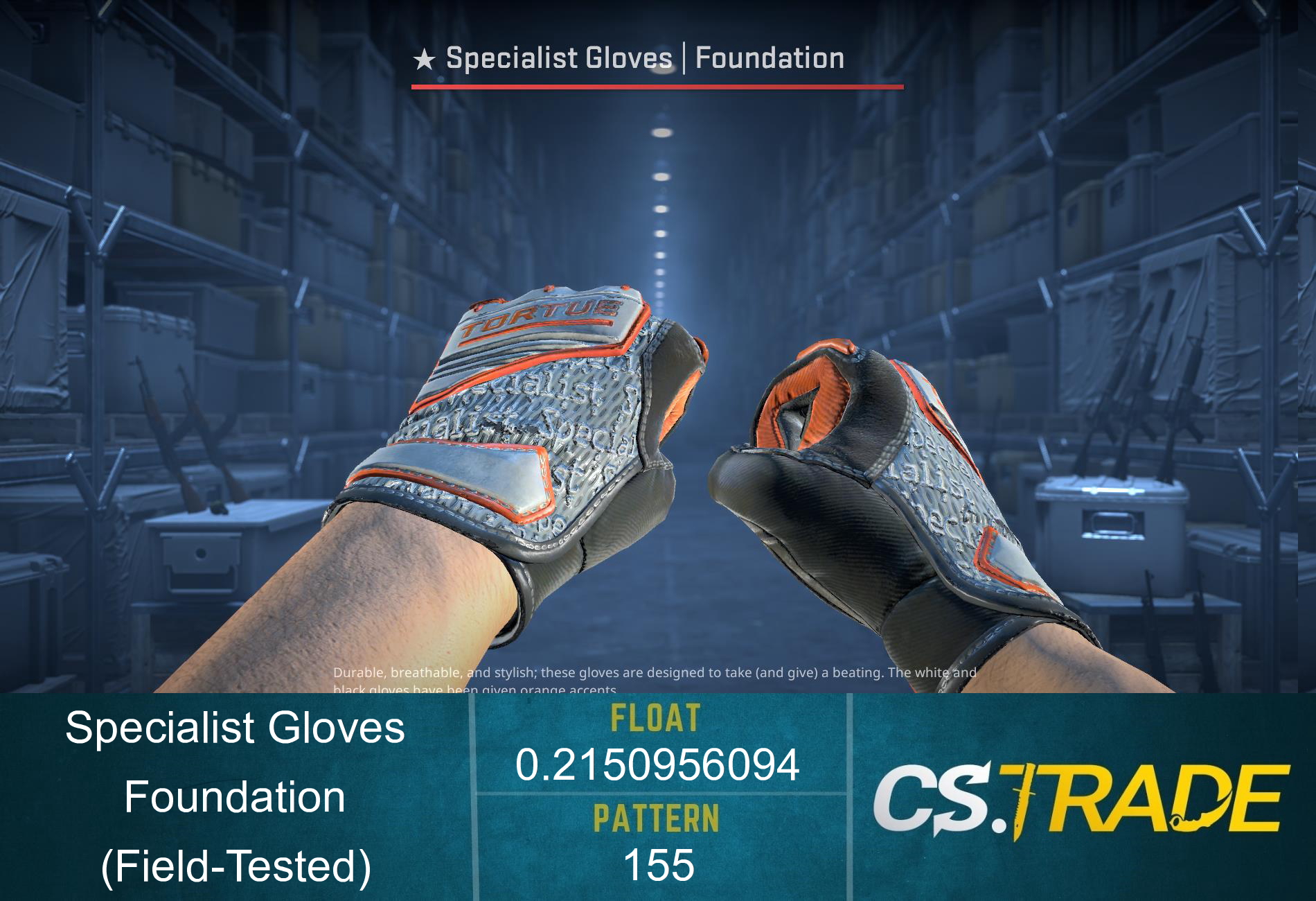 ★ Specialist Gloves | Foundation (Field-Tested) Screenshot