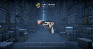 P250 | Asiimov (Well-Worn) Screenshot