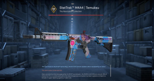 StatTrak™ M4A4 | Temukau (Battle-Scarred) Screenshot