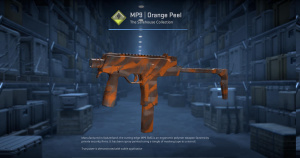 MP9 | Orange Peel (Factory New) Screenshot
