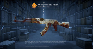 AK-47 | Nouveau Rouge (Well-Worn) Screenshot