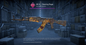 AK-47 | Searing Rage (Minimal Wear) Screenshot