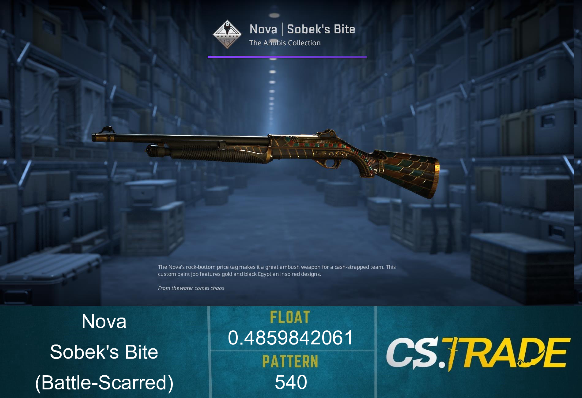 Nova | Sobek's Bite (Battle-Scarred) Screenshot