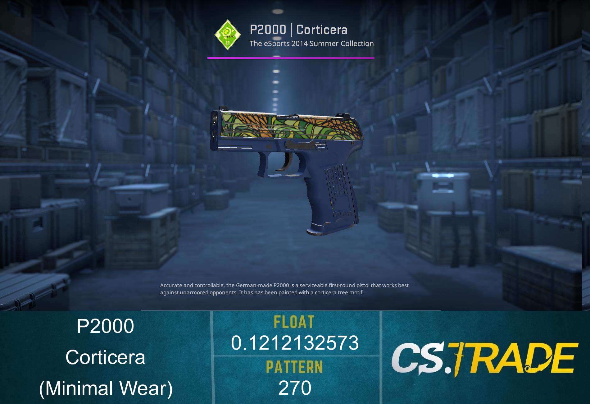 StatTrak™ P2000 | Corticera (Field-Tested) Screenshot