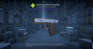 Glock-18 | Steel Disruption (Field-Tested) Screenshot