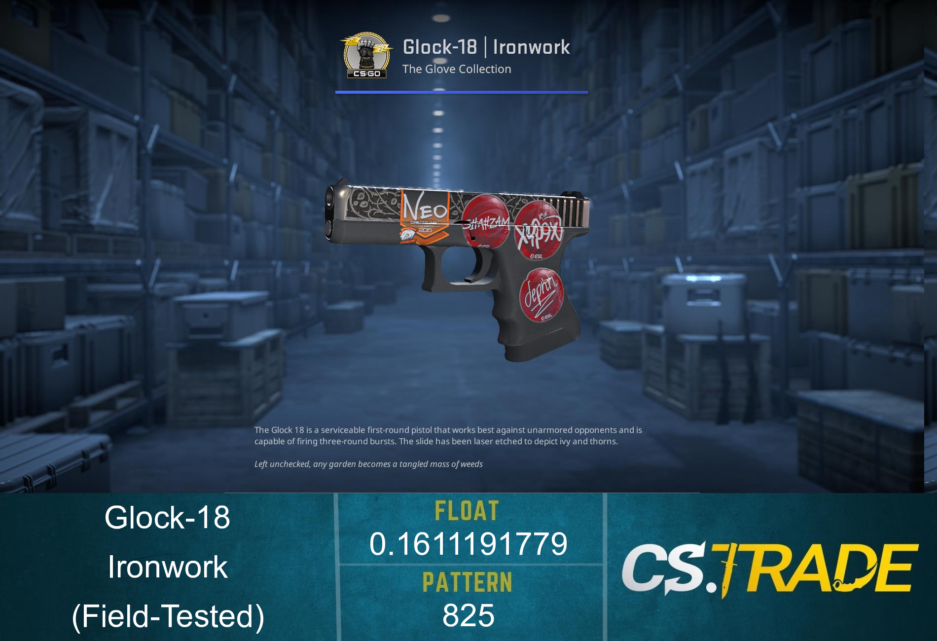 Glock-18 | Ironwork (Factory New) Screenshot