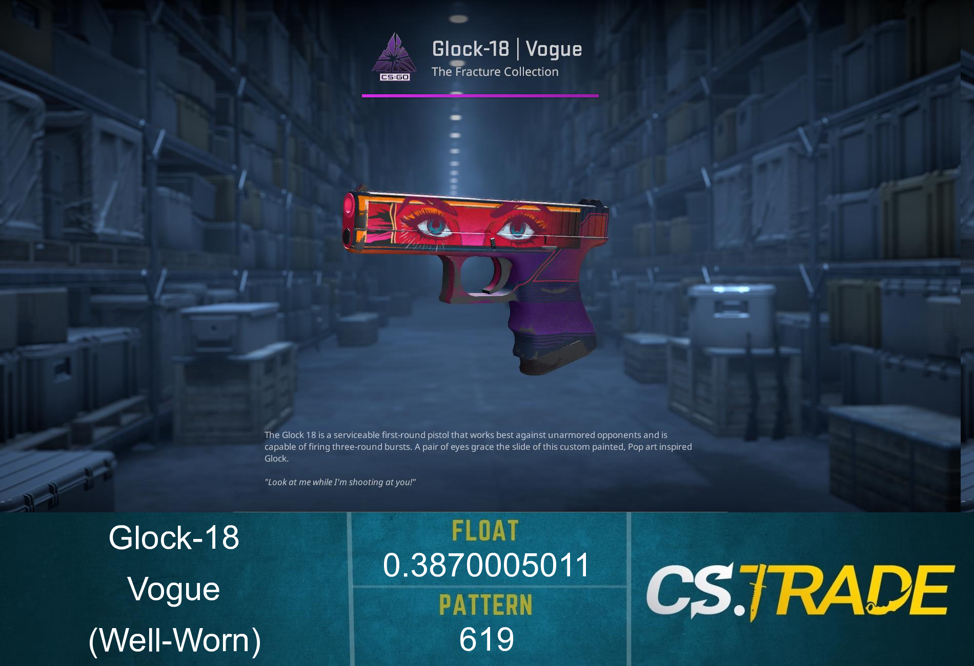 Glock-18 | Vogue (Well-Worn)