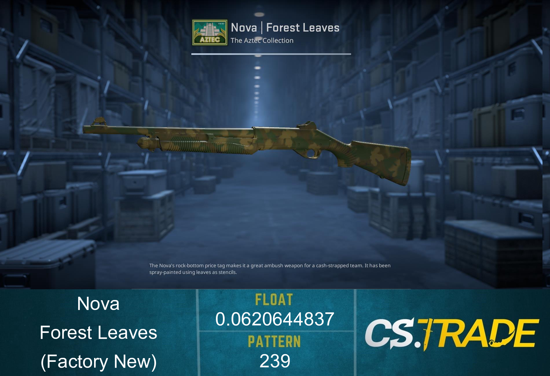 Nova | Forest Leaves (Factory New) Screenshot