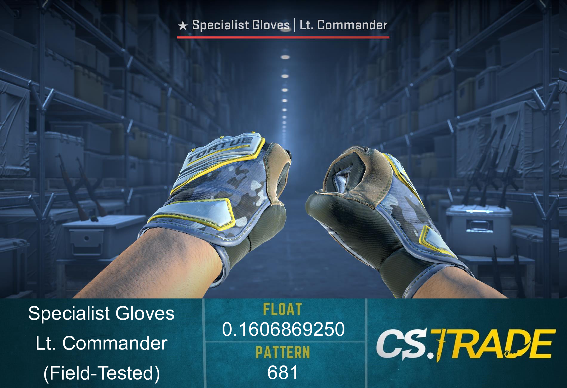 ★ Specialist Gloves | Lt. Commander (Field-Tested) Screenshot