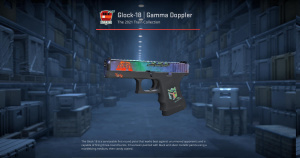Glock-18 | Gamma Doppler Phase 1 (Battle-Scarred) Screenshot
