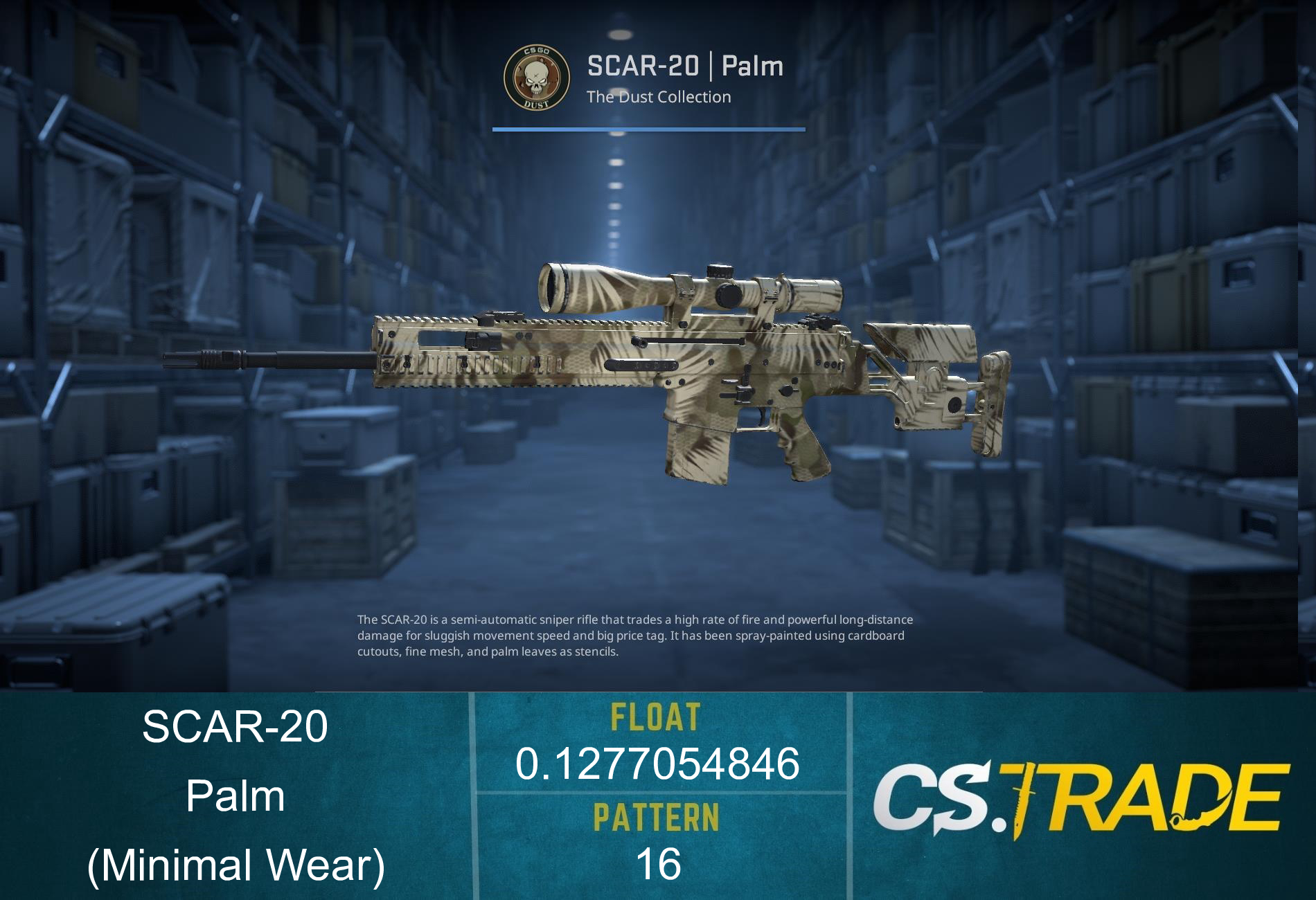SCAR-20 | Palm (Factory New) Screenshot