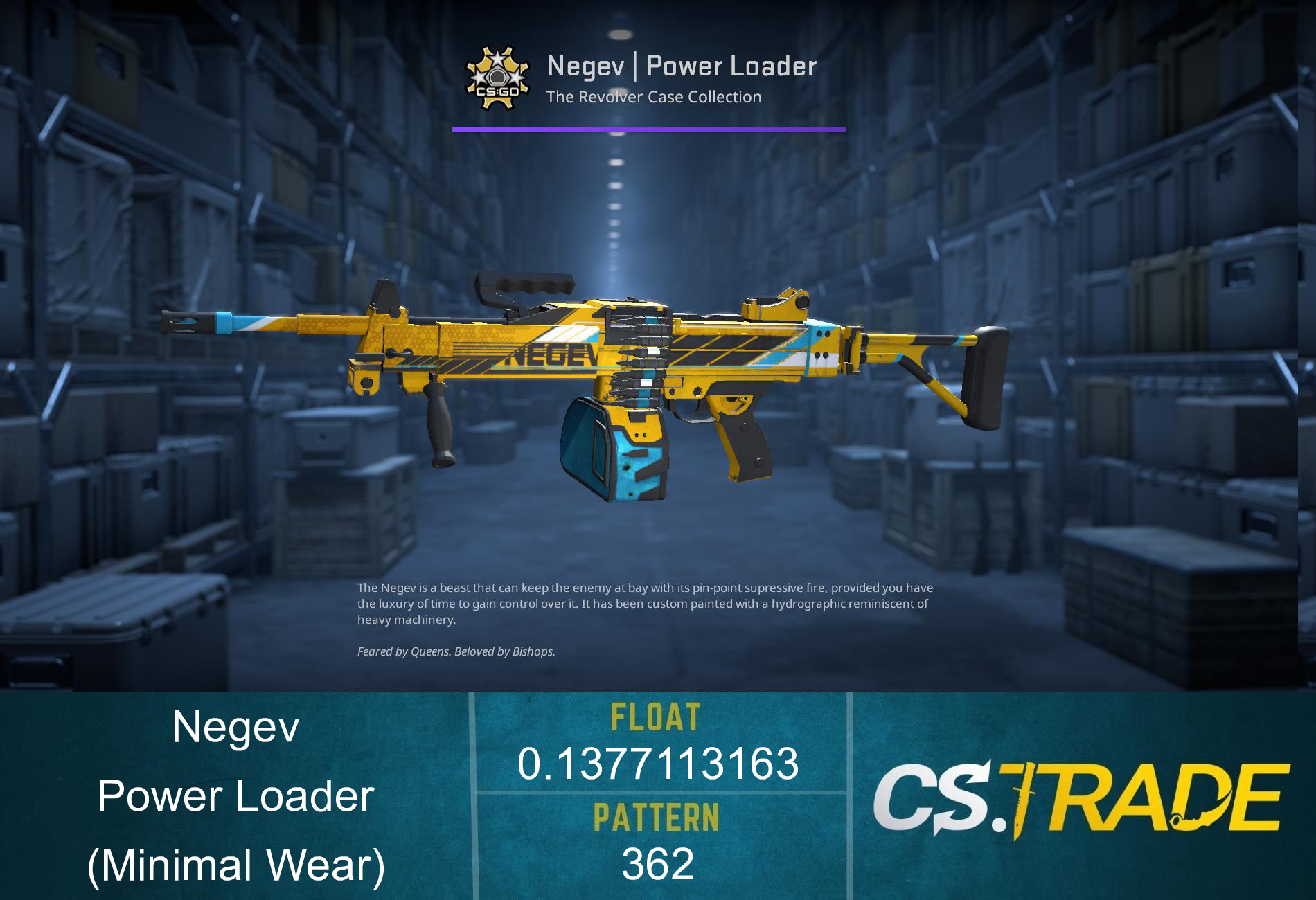 Negev | Power Loader (Minimal Wear) Screenshot