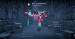 MAC-10 | Neon Rider (Minimal Wear) Screenshot