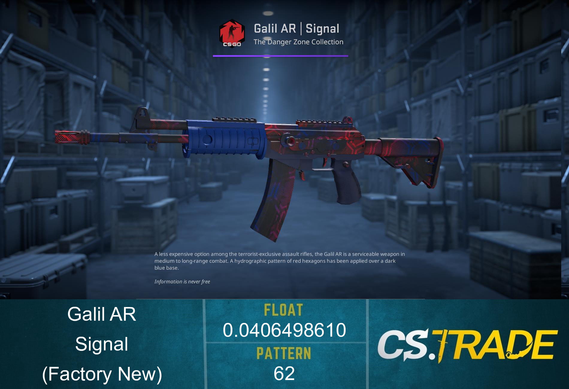 Galil AR | Signal (Factory New) Screenshot