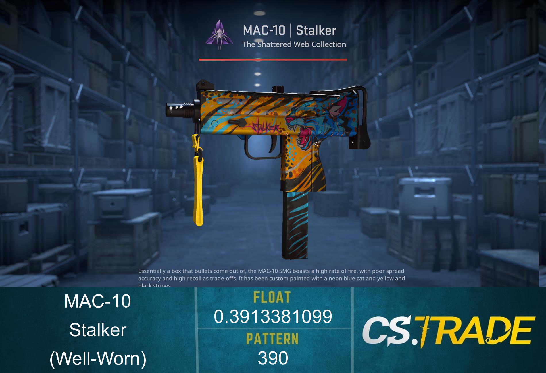 MAC-10 | Stalker (Well-Worn) Screenshot