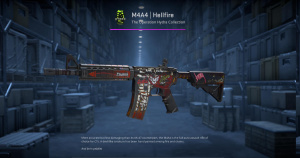 M4A4 | Hellfire (Well-Worn) Screenshot