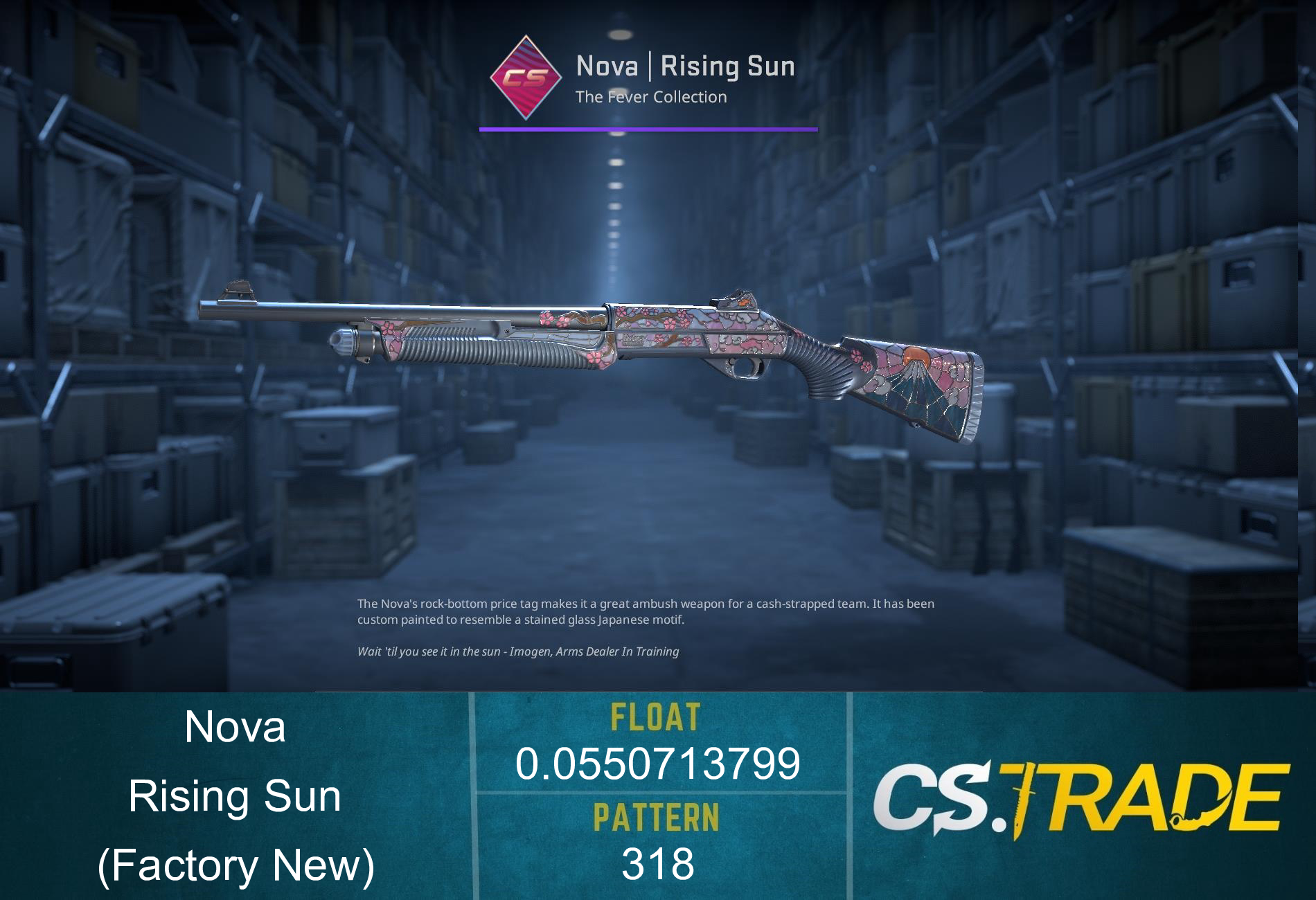 Nova | Rising Sun (Factory New) Screenshot