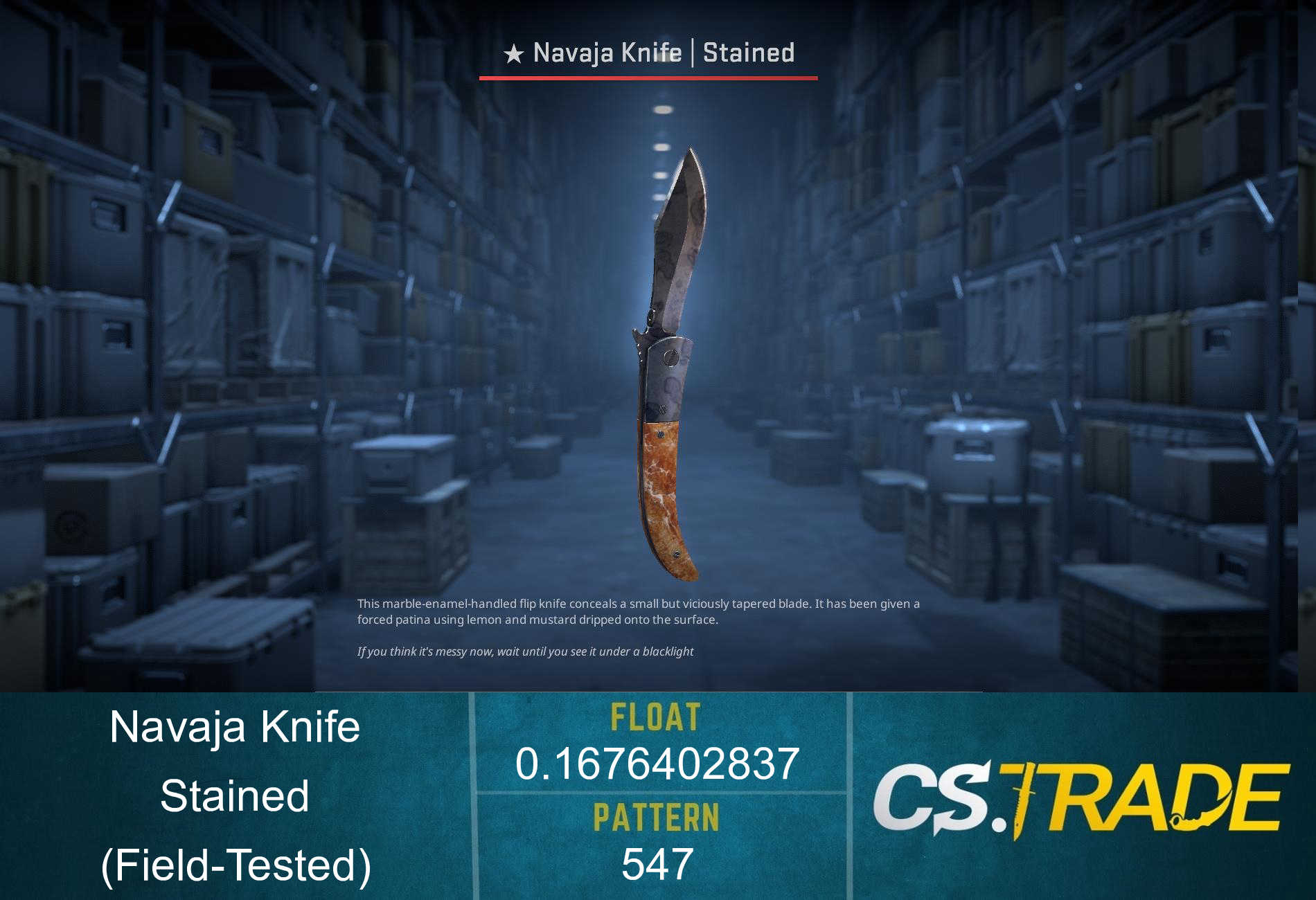 ★ Navaja Knife | Stained (Factory New) Screenshot
