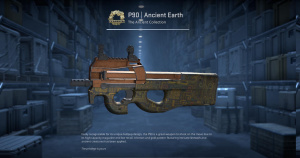 P90 | Ancient Earth (Well-Worn) Screenshot
