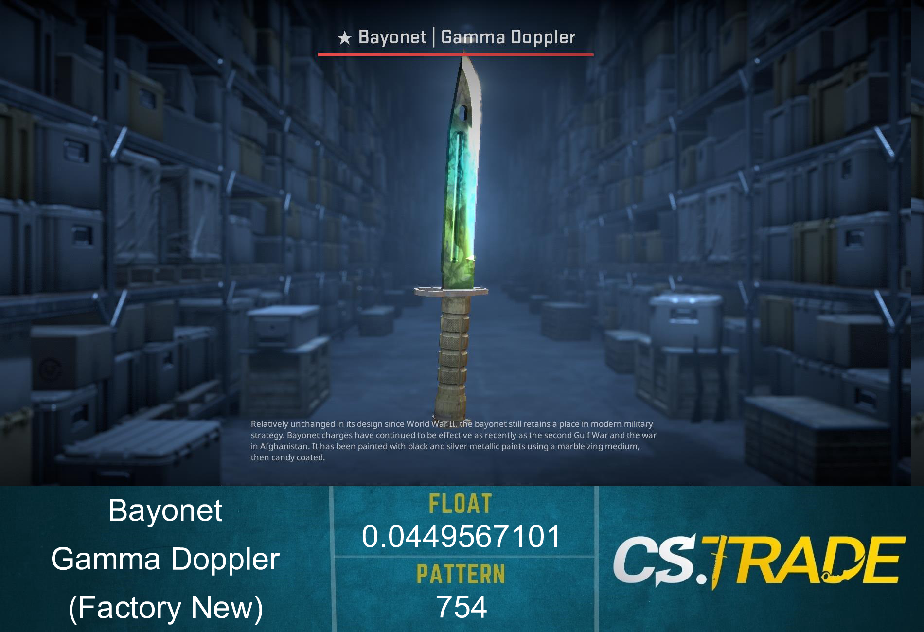 ★ Bayonet | Gamma Doppler (Factory New) Screenshot