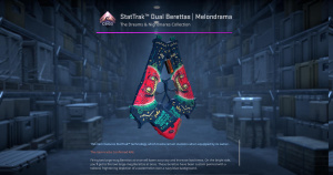 StatTrak™ Dual Berettas | Melondrama (Minimal Wear) Screenshot