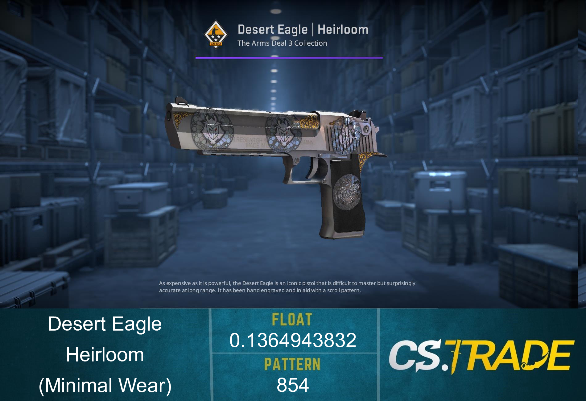Desert Eagle | Heirloom (Minimal Wear)