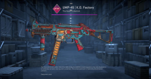 UMP-45 | K.O. Factory (Well-Worn) Screenshot