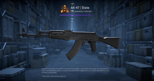 AK-47 | Slate (Well-Worn) Screenshot