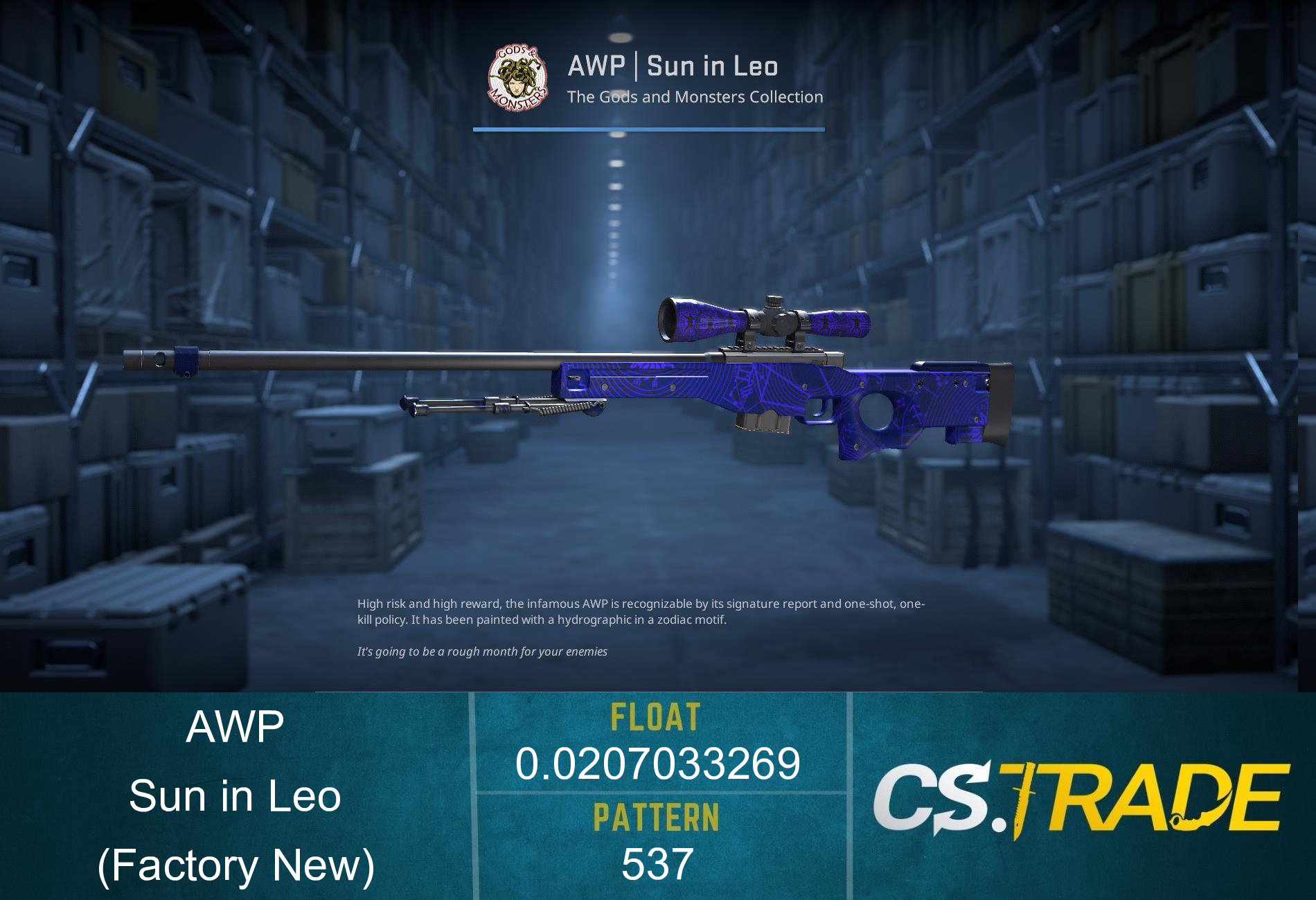 AWP | Sun in Leo (Factory New) Screenshot