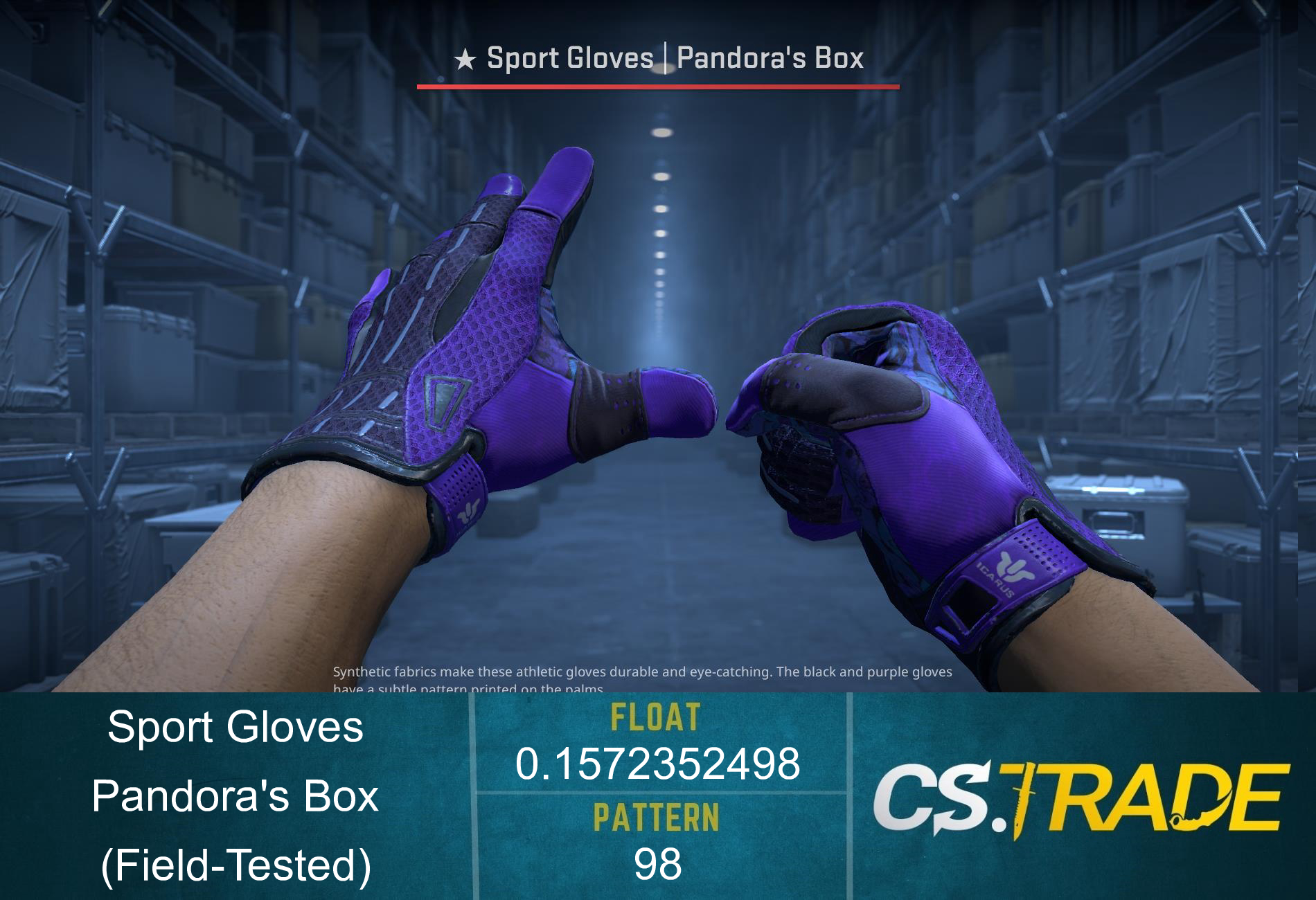 ★ Sport Gloves | Pandora's Box (Field-Tested) Screenshot