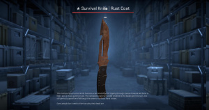 ★ Survival Knife | Rust Coat (Battle-Scarred) Screenshot