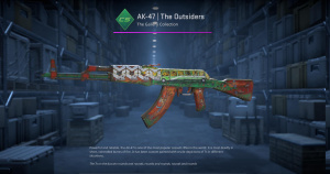 AK-47 | The Outsiders (Well-Worn) Screenshot