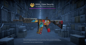 M4A4 | Cyber Security (Battle-Scarred) Screenshot