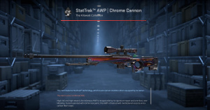 StatTrak™ AWP | Chrome Cannon (Well-Worn) Screenshot